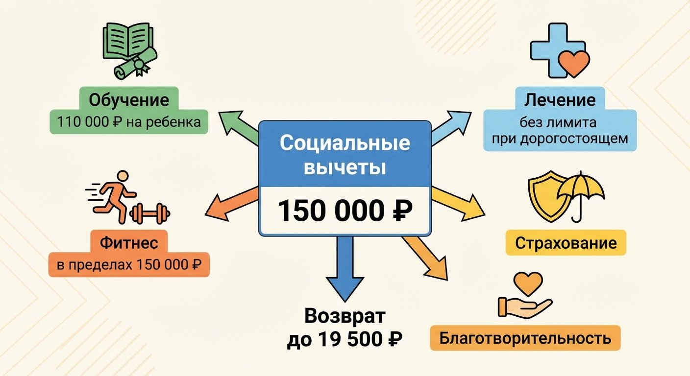 Социальные налоговые вычеты