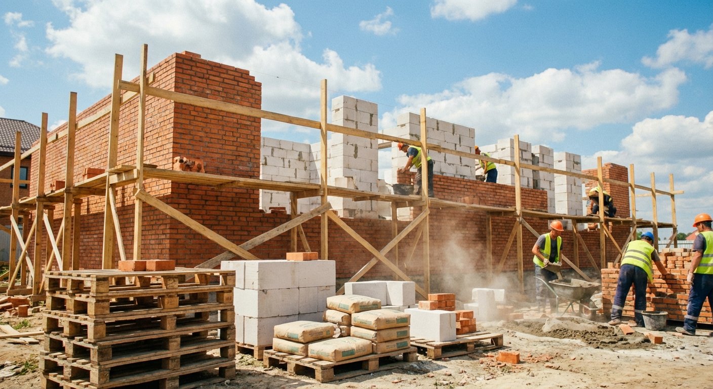 Строительство частного дома