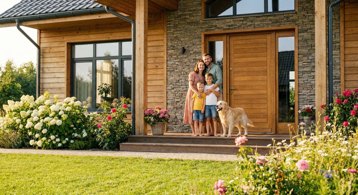 Готовый частный дом с участком